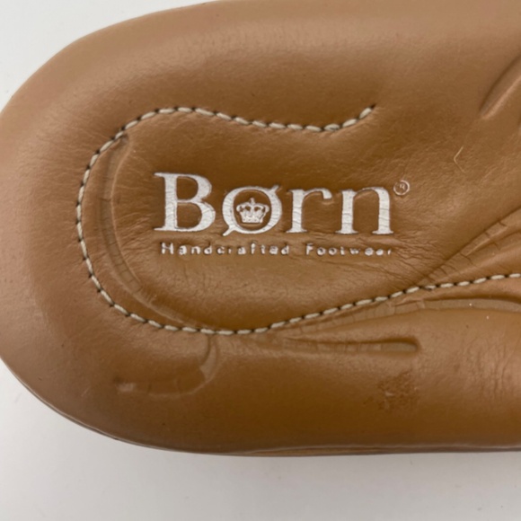 Born Handcrafted Footwear Leather Beige Ivory  Sandals, Sz 6 - Picture 9 of 10